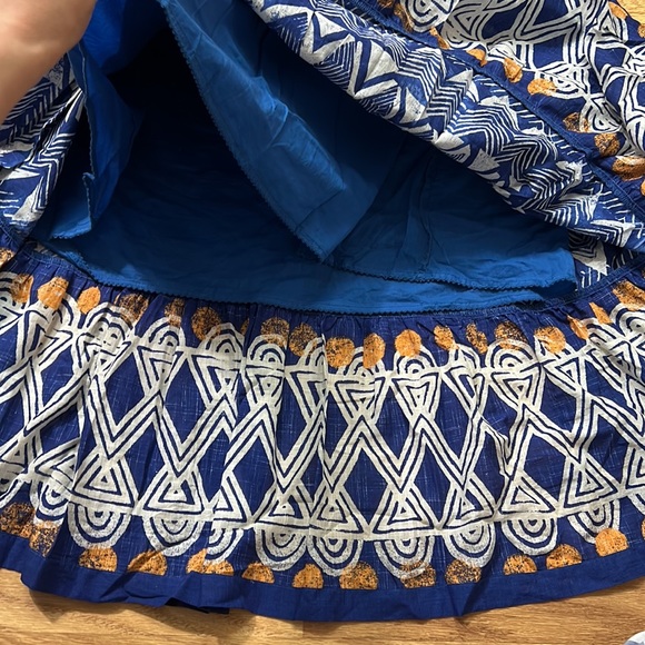 Anthropologie Tiered Abstract Maxi Dress size S - Picture 13 of 16